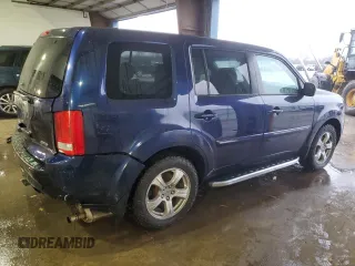 2014 Honda Pilot EX-L with VIN 5FNYF4H53EB037481, listed as a Copart auction lot 47486275 with 158,299 mi miles and Salvage Title. Bid and sale history available at carsss.com. Image 3.