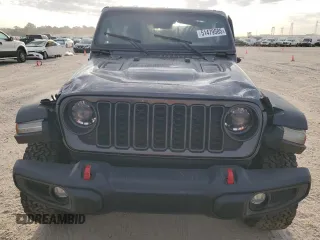 2024 Jeep Wrangler Rubicon z VIN 1C4PJXFG6RW261748, wystawiony jako Copart lot #51479585 z przebiegiem 7 911 mil mil oraz Szkoda całkowita • Salvage title. Historia ofert i sprzedaży dostępna na DreamBid. Obrazek 5.