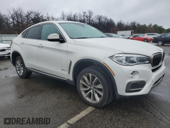 2015 BMW X6 xDrive35i with VIN 5UXKU2C52F0N76566, listed as a Copart auction lot 51751045 with 66,972 mi miles and Salvage Title. Bid and sale history available at carsss.com. Image 4.