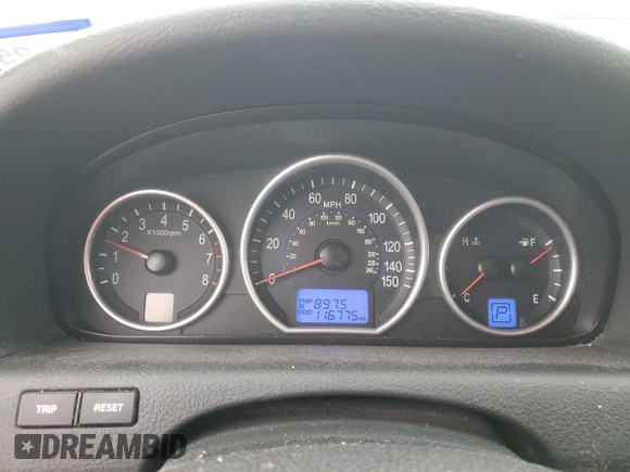 2011 Hyundai Veracruz Limited with VIN KM8NU4CC9BU176799, listed as a Copart auction lot 46308045 with 116,775 mi miles and Salvage title. Bid and sale history available at DreamBid. Image 9.