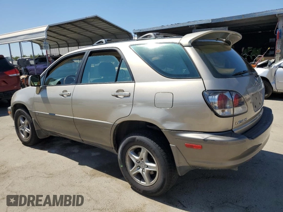 2003 Lexus RX 300 with VIN JTJHF10U830311283, listed as a Copart auction lot 71161444 with 216,654 mi miles and Salvage Title. Bid and sale history available at carsss.com. Image 2.