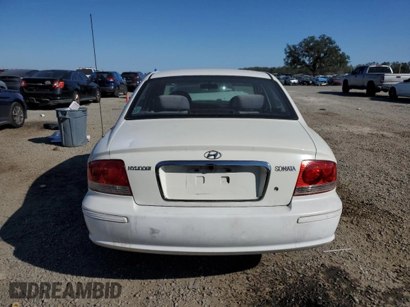 2003 Hyundai Sonata with VIN KMHWF25S53A762233, listed as a Copart auction lot 86619784 with 141,790 mi miles and Salvage Title. Bid and sale history available at carsss.com. Image 6.