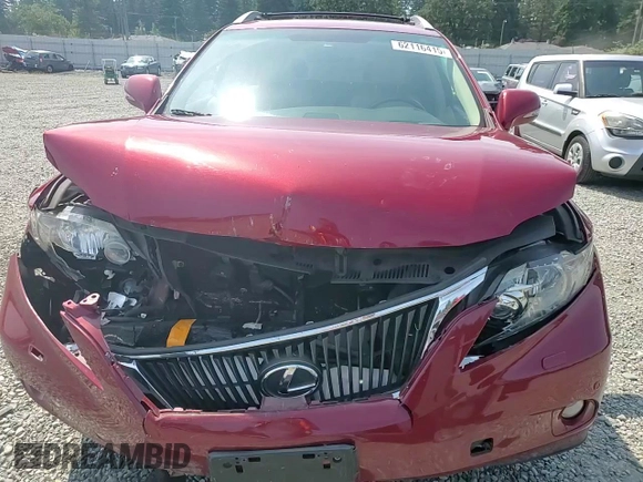 2011 Lexus RX 350 with VIN JTJBK1BA2B2015876, listed as a Copart auction lot 62116415 with 117,159 mi miles and Salvage title. Bid and sale history available at DreamBid. Image 14.