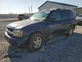 2002 Chevrolet TrailBlazer LS with VIN 1GNDS13S422515502, listed as a Copart auction lot 52946635 with 222,283 mi miles and Salvage Title. Bid and sale history available at DreamBid. Image 1.