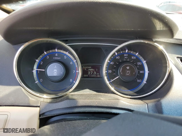 2012 Hyundai Sonata GLS PZEV with VIN 5NPEB4AC5CH464313, listed as a Copart auction lot 52917255 with 113,268 mi miles and Salvage Title. Bid and sale history available at carsss.com. Image 9.