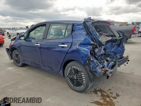 2025 Nissan LEAF SV Plus with VIN 1N4CZ1CV8SC561070, listed as a Copart auction lot 54385235 with 572 mi miles and Salvage Title. Bid and sale history available at carsss.com. Image 2.