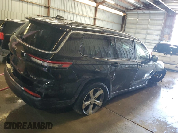 2021 Jeep Grand Cherokee Limited with VIN 1C4RJKBG5M8142247, listed as a Copart auction lot 61208985 with Not provided miles and Salvage title. Bid and sale history available at DreamBid. Image 3.