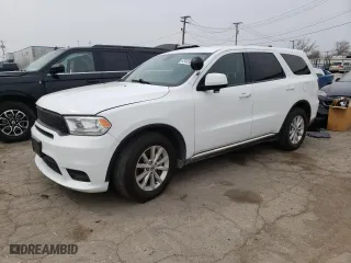 2020 Dodge Durango Pursuit with VIN 1C4SDJFT9LC430424, listed as a Copart auction lot 53405655 with 98,267 mi miles and Clean Title. Bid and sale history available at carsss.com. Image 1.