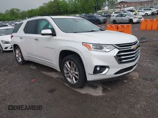 2018 Chevrolet Traverse High Country z VIN 1GNEVKKW4JJ133786, wystawiony jako IAAI lot #42076685 z przebiegiem 167 787 mil mil oraz . Historia ofert i sprzedaży dostępna na DreamBid. Obrazek 1.