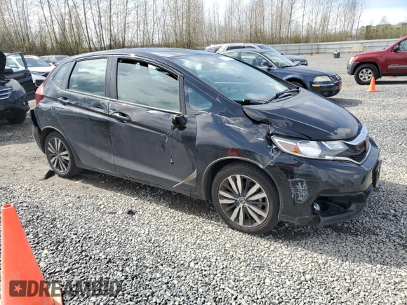 2018 Honda Fit EX-L with VIN 3HGGK5H99JM700706, listed as a Copart auction lot 50999845 with 74,985 mi miles and Salvage title. Bid and sale history available at DreamBid. Image 4.