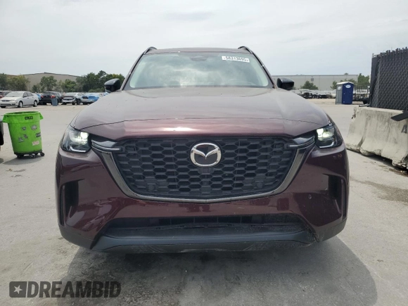2025 Mazda CX-90 Premium Sport z VIN JM3KKCHA1S1200293, wystawiony jako Copart lot #58313695 z przebiegiem 4 726 mil mil oraz Szkoda całkowita • Salvage title. Historia ofert i sprzedaży dostępna na DreamBid. Obrazek 5.