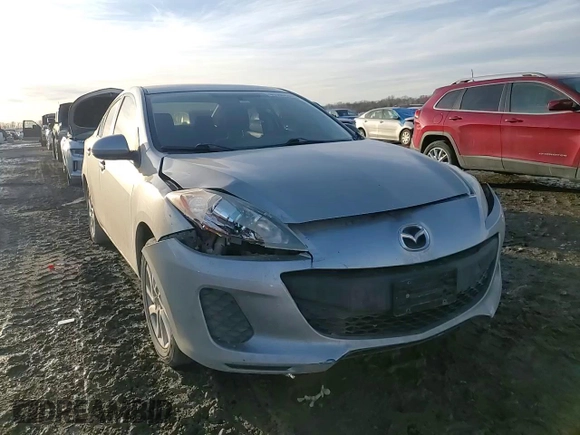 2012 Mazda 3 i Touring with VIN JM1BL1V79C1553935, listed as a Copart auction lot 46500285 with 195,337 mi miles and Salvage Title. Bid and sale history available at DreamBid. Image 10.