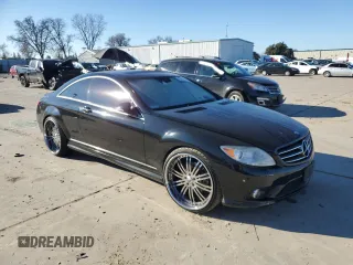 2008 Mercedes-Benz CL-Class V8 with VIN WDDEJ71X38A010864, listed as a Copart auction lot 88063225 with 175,291 mi miles and Salvage Title. Bid and sale history available at carsss.com. Image 4.