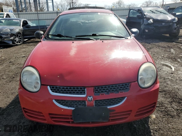 2005 Dodge Neon SXT with VIN 1B3ES56C15D114461, listed as a Copart auction lot 49349645 with 102,766 mi miles and Salvage Title. Bid and sale history available at carsss.com. Image 5.