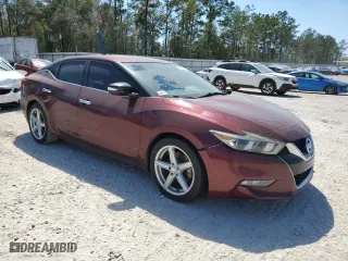 2017 Nissan Maxima SV with VIN 1N4AA6AP5HC405299, listed as a Copart auction lot 50964615 with 168,802 mi miles and Salvage Title. Bid and sale history available at carsss.com. Image 4.