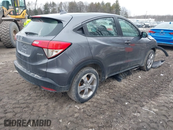 2022 Honda HR-V LX with VIN 3CZRU6H33NM753761, listed as a IAAI auction lot 41707067 with 43,624 mi miles. Bid and sale history available at carsss.com. Image 4.