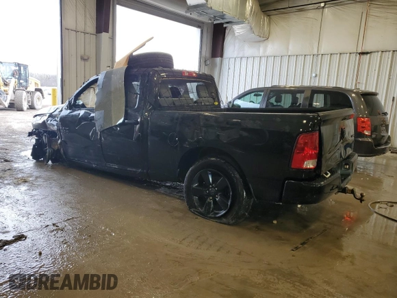 2018 Ram 1500 Express with VIN 1C6RR7FTXJS242136, listed as a Copart auction lot 43618905 with 0 mi miles and Salvage Title. Bid and sale history available at carsss.com. Image 2.