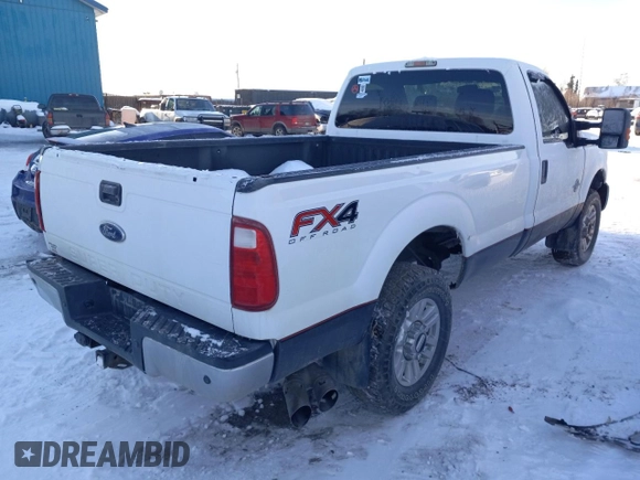 2014 Ford F-250 XL with VIN 1FTBF2BT1EEB31376, listed as a Copart auction lot 73752963 with 120,315 mi miles and Salvage title. Bid and sale history available at DreamBid. Image 3.
