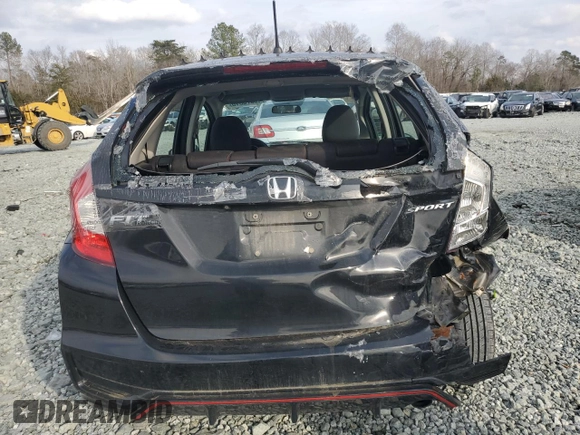 2018 Honda Fit Sport with VIN 3HGGK5G67JM704292, listed as a Copart auction lot 43375315 with 134,798 mi miles and Salvage Title. Bid and sale history available at DreamBid. Image 6.