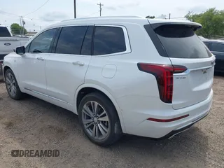 2022 Cadillac XT6 Premium Luxury with VIN 1GYKPCRS2NZ161800, listed as a IAAI auction lot 42174382 with 45,746 mi miles and . Bid and sale history available at DreamBid. Image 3.