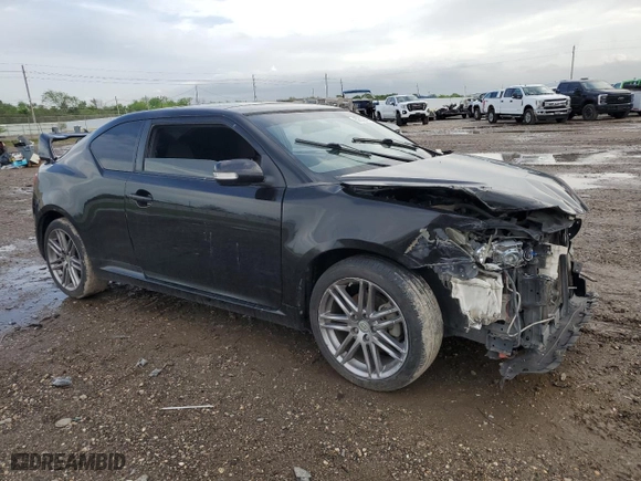 2012 Scion tC with VIN JTKJF5C77C3032710, listed as a Copart auction lot 50807945 with 0 mi miles and Salvage Title. Bid and sale history available at carsss.com. Image 4.