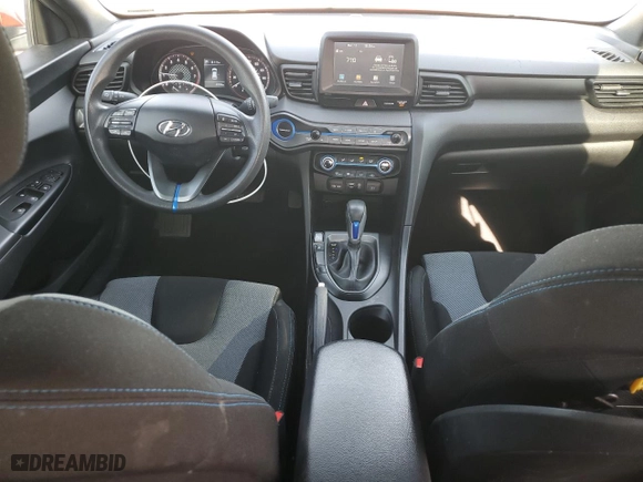 2019 Hyundai Veloster 2.0 with VIN KMHTG6AF1KU017704, listed as a Copart auction lot 48437745 with 83,358 mi miles and Salvage Title. Bid and sale history available at carsss.com. Image 8.