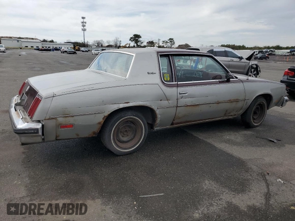 1979 Oldsmobile Cutlass with VIN 3R47F9G467428, listed as a Copart auction lot 51659205 with 95,803 mi miles and Clean Title. Bid and sale history available at DreamBid. Image 3.