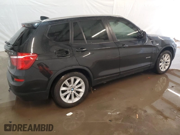 2017 BMW X3 sDrive28i with VIN 5UXWZ7C34H0V92592, listed as a Copart auction lot 88220975 with 64,013 mi miles and Clean Title. Bid and sale history available at carsss.com. Image 3.