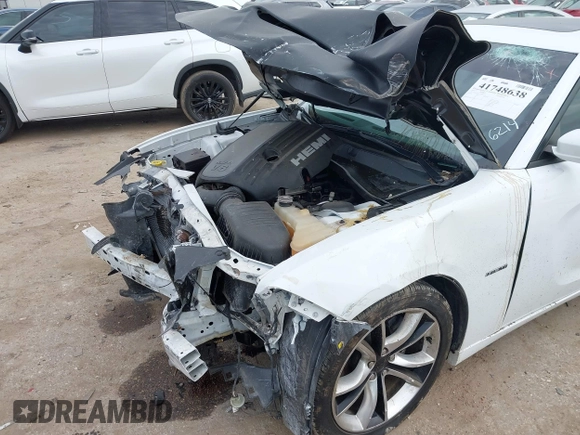 2015 Dodge Charger RT with VIN 2C3CDXCT7FH886214, listed as a IAAI auction lot 41748638 with 43,128 mi miles and . Bid and sale history available at DreamBid. Image 6.