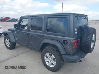 2020 Jeep Wrangler Unlimited Sport Altitude с VIN 1C4HJXDG3LW221691, выставлен на аукционе IAAI как лот 41505933 с пробегом 55 562 миль миль и . История ставок и продаж доступна на DreamBid. Изображение 3.