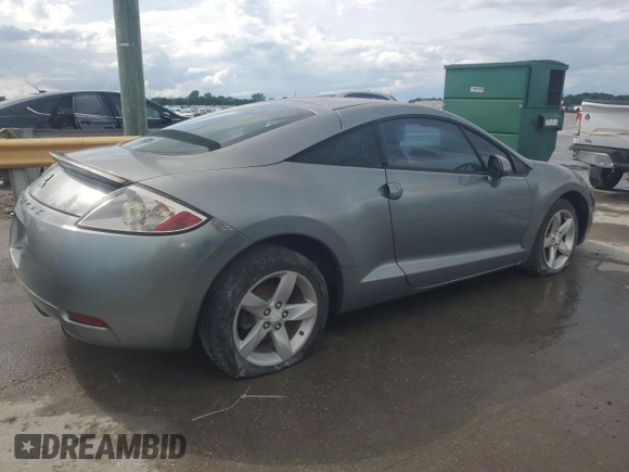 2008 Mitsubishi Eclipse GS with VIN 4A3AK24F88E040573, listed as a Copart auction lot 52558584 with 166,424 mi miles and Salvage Title. Bid and sale history available at DreamBid. Image 3.
