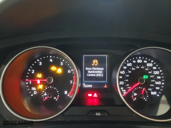 2019 Volkswagen Tiguan S with VIN 3VV0B7AX2KM017480, listed as a Copart auction lot 50917885 with 152,090 mi miles and Salvage Title. Bid and sale history available at carsss.com. Image 9.