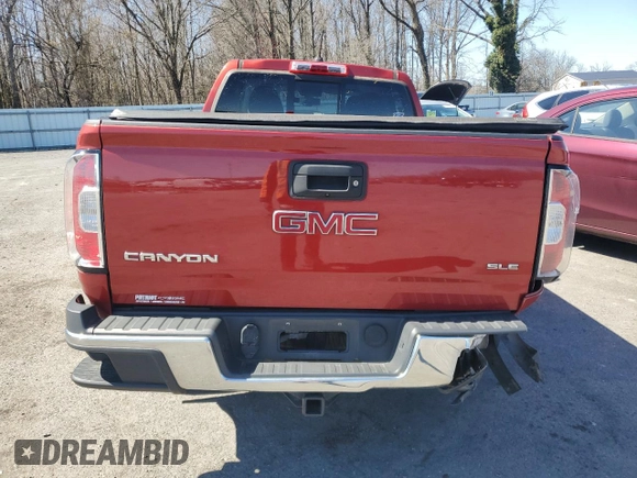 2016 GMC Canyon 4WD SLE with VIN 1GTG6CE30G1374470, listed as a Copart auction lot 50945735 with 74,365 mi miles and Salvage Title. Bid and sale history available at carsss.com. Image 6.