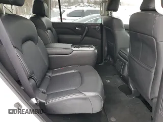 2024 Infiniti QX80 LUXE with VIN JN8AZ2AE4R9328082, listed as a Copart auction lot 45181285 with 27,999 mi miles and Salvage Title. Bid and sale history available at carsss.com. Image 11.