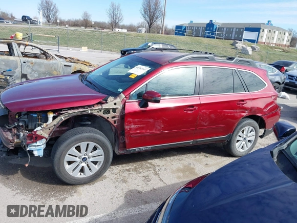 2017 Subaru Outback Premium with VIN 4S4BSAFCXH3272281, listed as a IAAI auction lot 41782163 with 88,563 mi miles and . Bid and sale history available at DreamBid. Image 15.