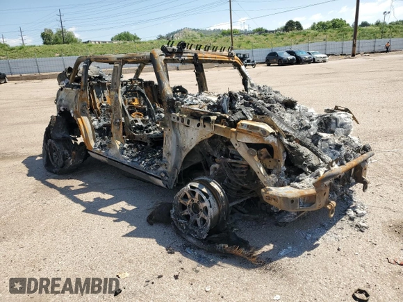 2022 Ford Bronco Raptor with VIN 1FMEE5JR2NLA51048, listed as a Copart auction lot 59994195 with Not provided miles and Salvage title. Bid and sale history available at DreamBid. Image 4.