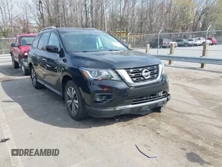2017 Nissan Pathfinder SL with VIN 5N1DR2MM2HC694597, listed as a IAAI auction lot 41843269 with 115,583 mi miles. Bid and sale history available at carsss.com. Image 1.