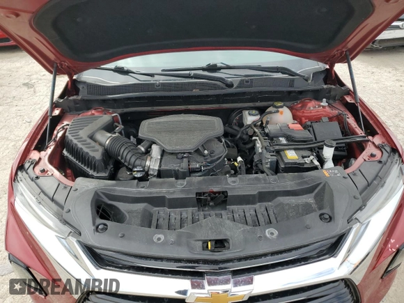 2021 Chevrolet Blazer Premier with VIN 3GNKBLRS0MS541080, listed as a Copart auction lot 75990264 with 33,371 mi miles and Salvage title. Bid and sale history available at DreamBid. Image 12.