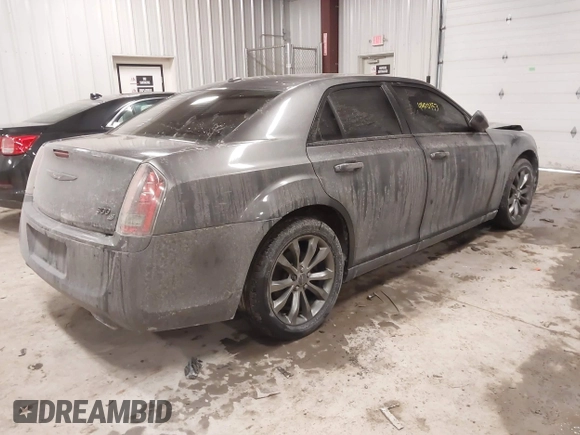 2014 Chrysler 300 with VIN 2C3CCAGG0EH297937, listed as a IAAI auction lot 41400153 with 161,186 mi miles. Bid and sale history available at carsss.com. Image 4.