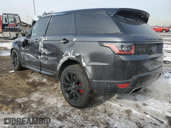 2019 Land Rover Range Rover Sport HST with VIN SALWS2SU3KA863610, listed as a Copart auction lot 44800065 with 62,469 mi miles and Clean title. Bid and sale history available at DreamBid. Image 2.