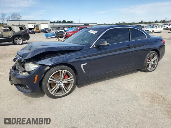 2015 BMW 4 Series 435i xDrive with VIN WBA3T7C5XFPW79549, listed as a Copart auction lot 47806745 with 113,428 mi miles and Salvage title. Bid and sale history available at DreamBid. Image 1.