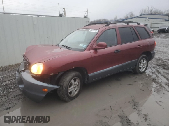 2004 Hyundai Santa Fe GLS with VIN KM8SC13E24U726708, listed as a Copart auction lot 85489774 with 158,208 mi miles and Salvage Title. Bid and sale history available at carsss.com. Image 1.