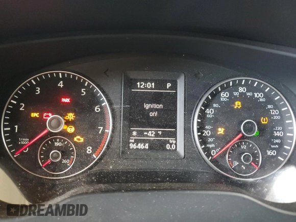 2013 Volkswagen Jetta GLI Autobahn with VIN 3VW4T7AJ7DM452701, listed as a Copart auction lot 61626095 with 96,464 mi miles and Salvage title. Bid and sale history available at DreamBid. Image 9.