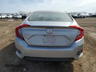 2016 Honda Civic LX with VIN 19XFC2F58GE049321, listed as a Copart auction lot 48092535 with 145,326 mi miles and Salvage Title. Bid and sale history available at carsss.com. Image 6.
