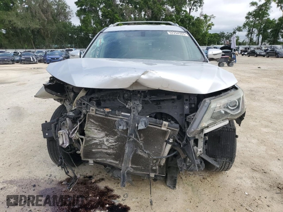 2017 Nissan Pathfinder SV z VIN 5N1DR2MN2HC639897, wystawiony jako Copart lot #52294365 z przebiegiem 168 435 mil mil oraz Szkoda całkowita • Salvage title. Historia ofert i sprzedaży dostępna na DreamBid. Obrazek 5.
