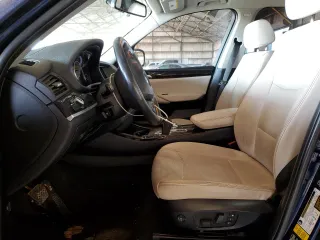 2014 BMW X3 xDrive35i with VIN 5UXWX7C5XE0E81308, listed as a Copart auction lot 52182575 with 110,137 mi miles and Salvage Title. Bid and sale history available at DreamBid. Image 7.