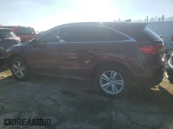 2014 Acura RDX Tech Pkg with VIN 5J8TB4H58EL005386, listed as a Copart auction lot 44541655 with 125,774 mi miles and Salvage Title. Bid and sale history available at carsss.com. Image 2.