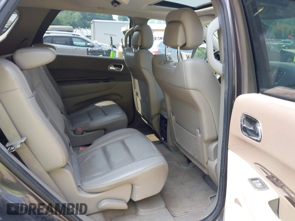 2013 Dodge Durango Crew with VIN 1C4RDJDG0DC693522, listed as a IAAI auction lot 42722229 with 138,585 mi miles and . Bid and sale history available at DreamBid. Image 8.