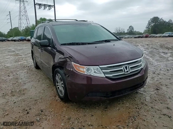 2013 Honda Odyssey EX-L with VIN 5FNRL5H63DB048622, listed as a Copart auction lot 52003825 with 75,113 mi miles and Salvage Title. Bid and sale history available at carsss.com. Image 11.