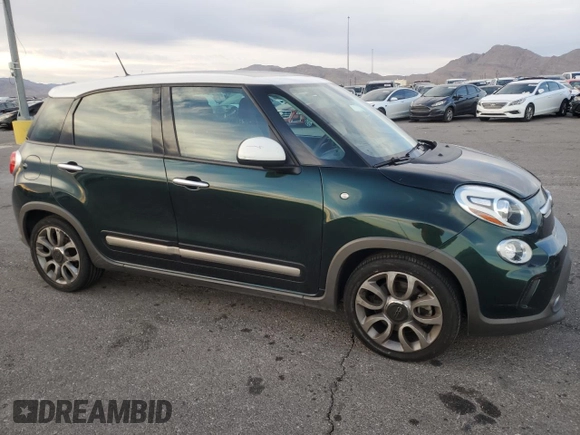 2014 FIAT 500L Trekking with VIN ZFBCFADH7EZ029194, listed as a Copart auction lot 79068674 with 57,456 mi miles and Clean Title. Bid and sale history available at carsss.com. Image 4.